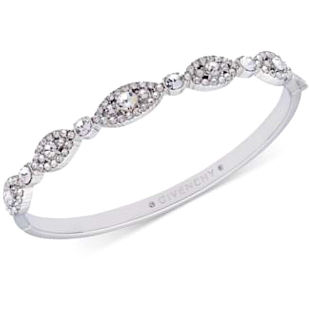 ✨Givenchy- ‘Evil Eye’ Oval cut Bangle Bracelet & Crystal Stud Earrings Set ✨NWT✨ - Picture 13 of 14
